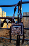 Handcrafted Leather Purse with Hair-On Hide (003)